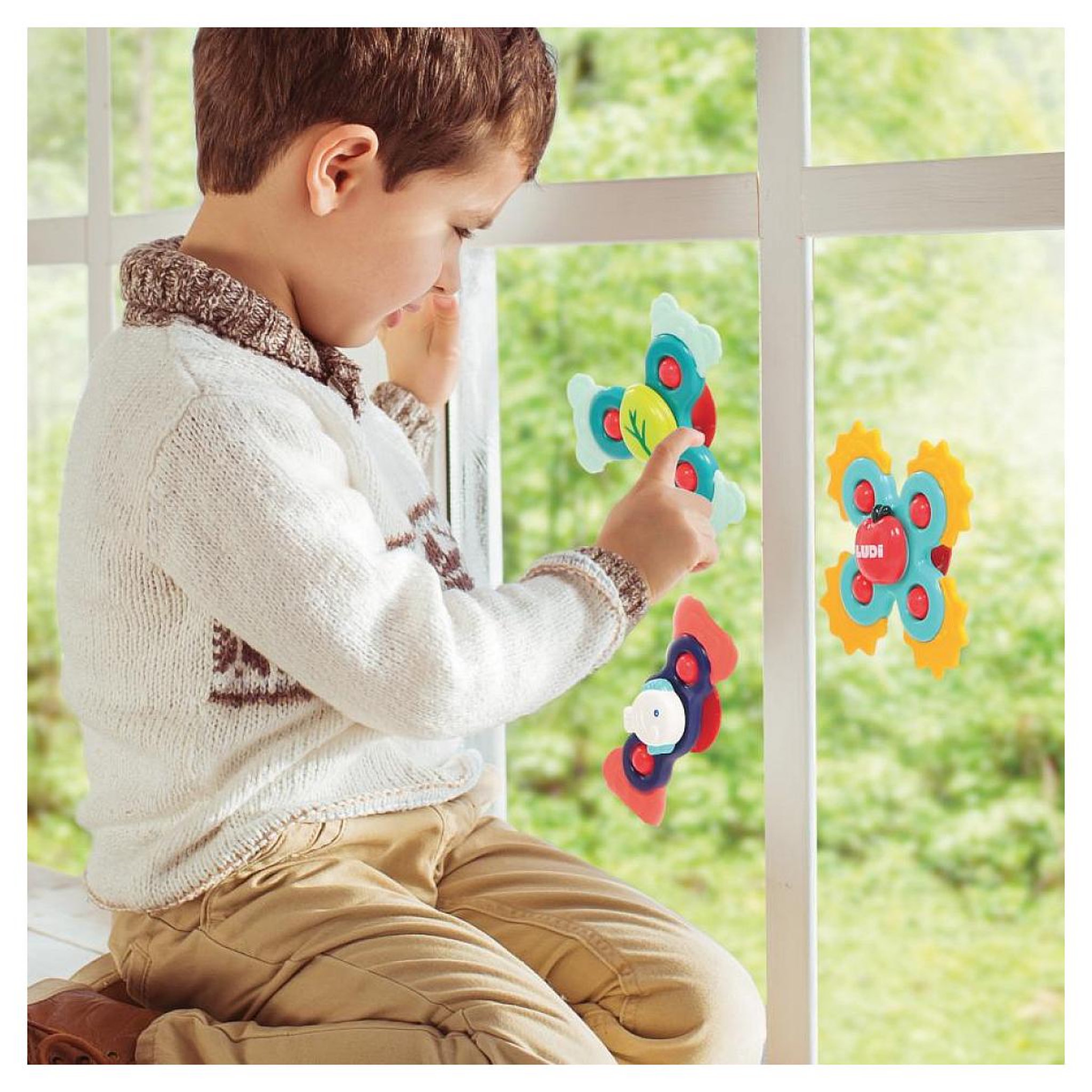 Voir la diapositive 4 : LUDI Baby  spinner jeux de mouvement