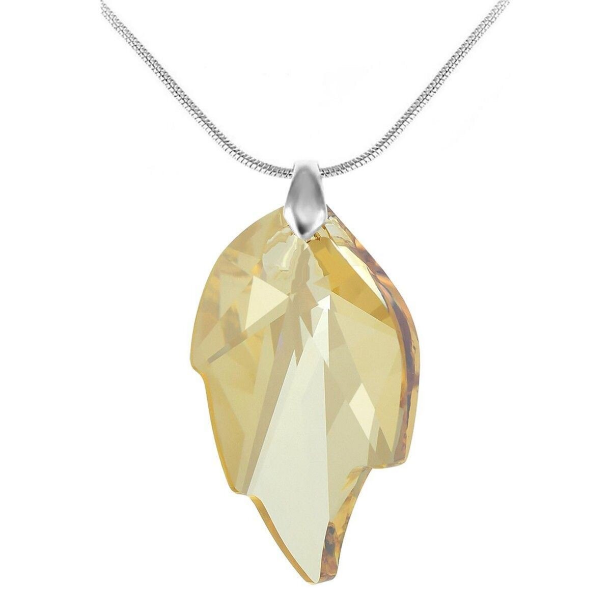 SC CRYSTAL Collier feuille par SC Crystal®