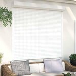 VIDAXL Volet roulant aluminium 160x150 cm blanc
