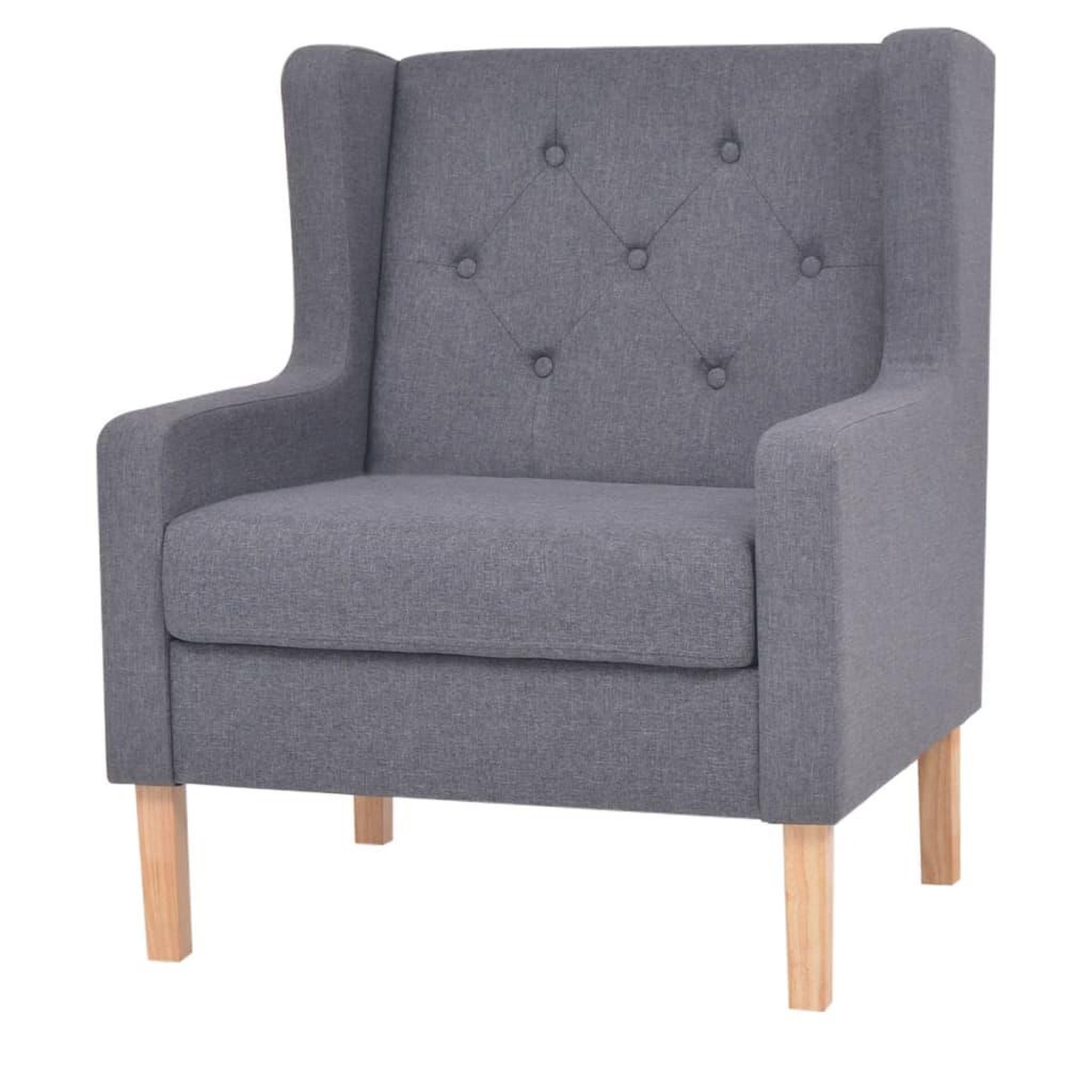 Voir la diapositive 5 : VIDAXL Ensemble de canapes 2 pcs tissu gris