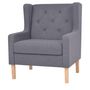 Voir la diapositive 5 : VIDAXL Ensemble de canapes 2 pcs tissu gris