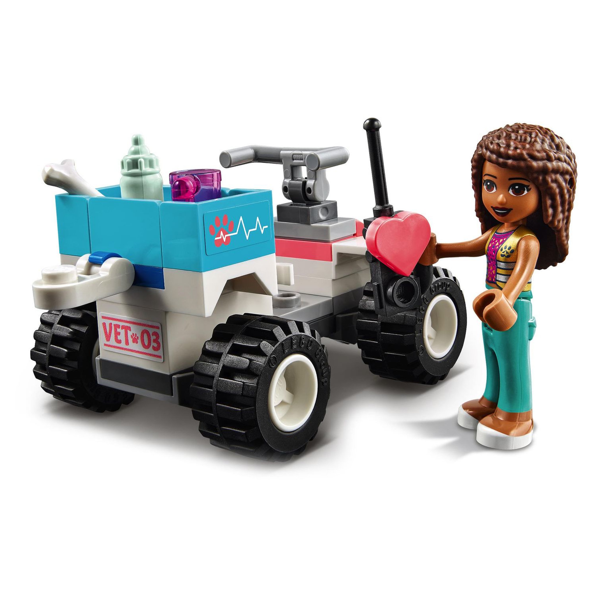 Voir la diapositive 5 : LEGO Friends 41442 Le buggy de sauvetage de la clinique vétérinaire