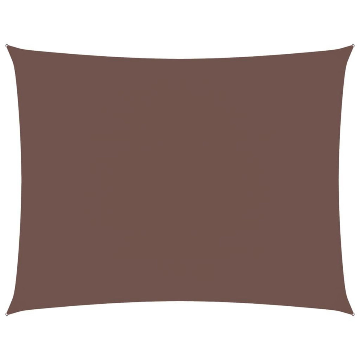 VIDAXL Voile de parasol tissu oxford rectangulaire 3,5x4,5 m marron
