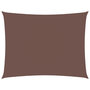 Voir la diapositive 2 : VIDAXL Voile de parasol tissu oxford rectangulaire 3,5x4,5 m marron