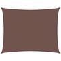 Voir la diapositive 2 : VIDAXL Voile de parasol tissu oxford rectangulaire 3,5x4,5 m marron