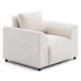 Voir la diapositive 1 : LISA DESIGN Camelia - fauteuil avec poche en velours