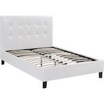 Habitat et Jardin Lit double en pvc  Julia  - 180 x 200 - Blanc