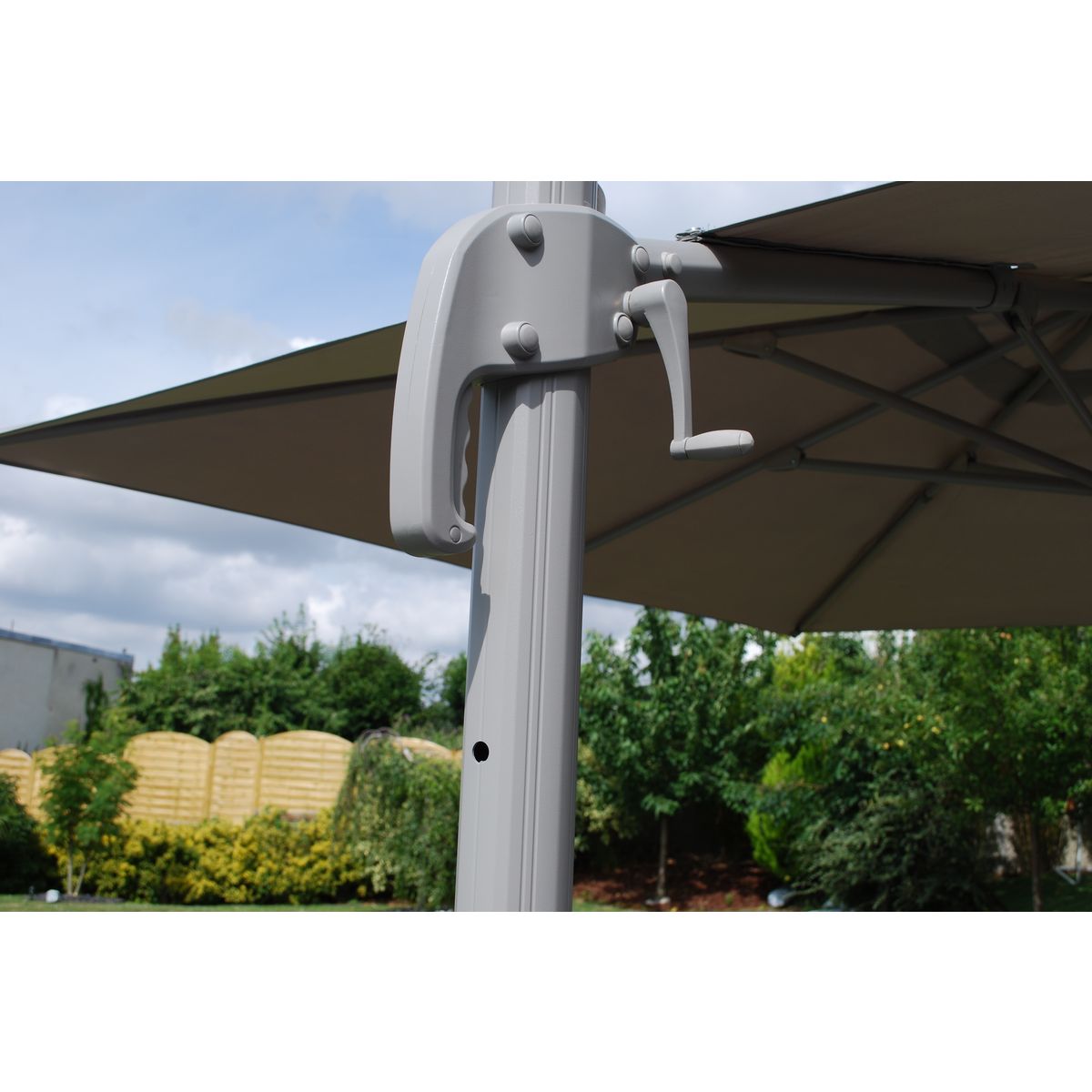 Parasol déporté VARIO aluminium excentré 3x3m