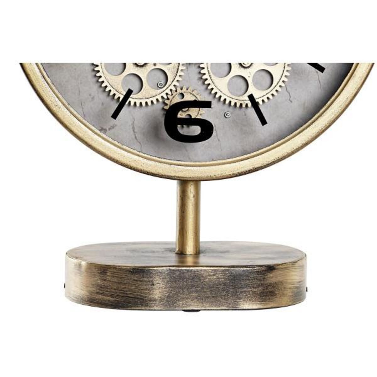 AAAAA Horloge de table DKD Home Decor Engrenage Fer (30 x 12 x 41 cm)