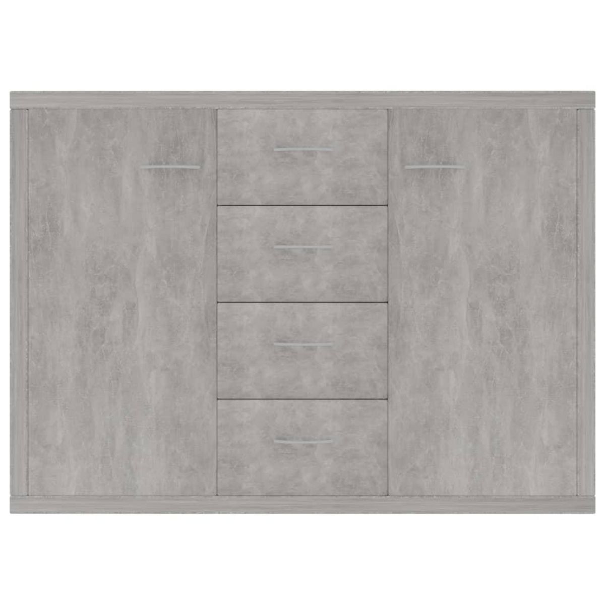 VIDAXL Buffet Gris beton 88x30x65 cm Bois d'ingenierie
