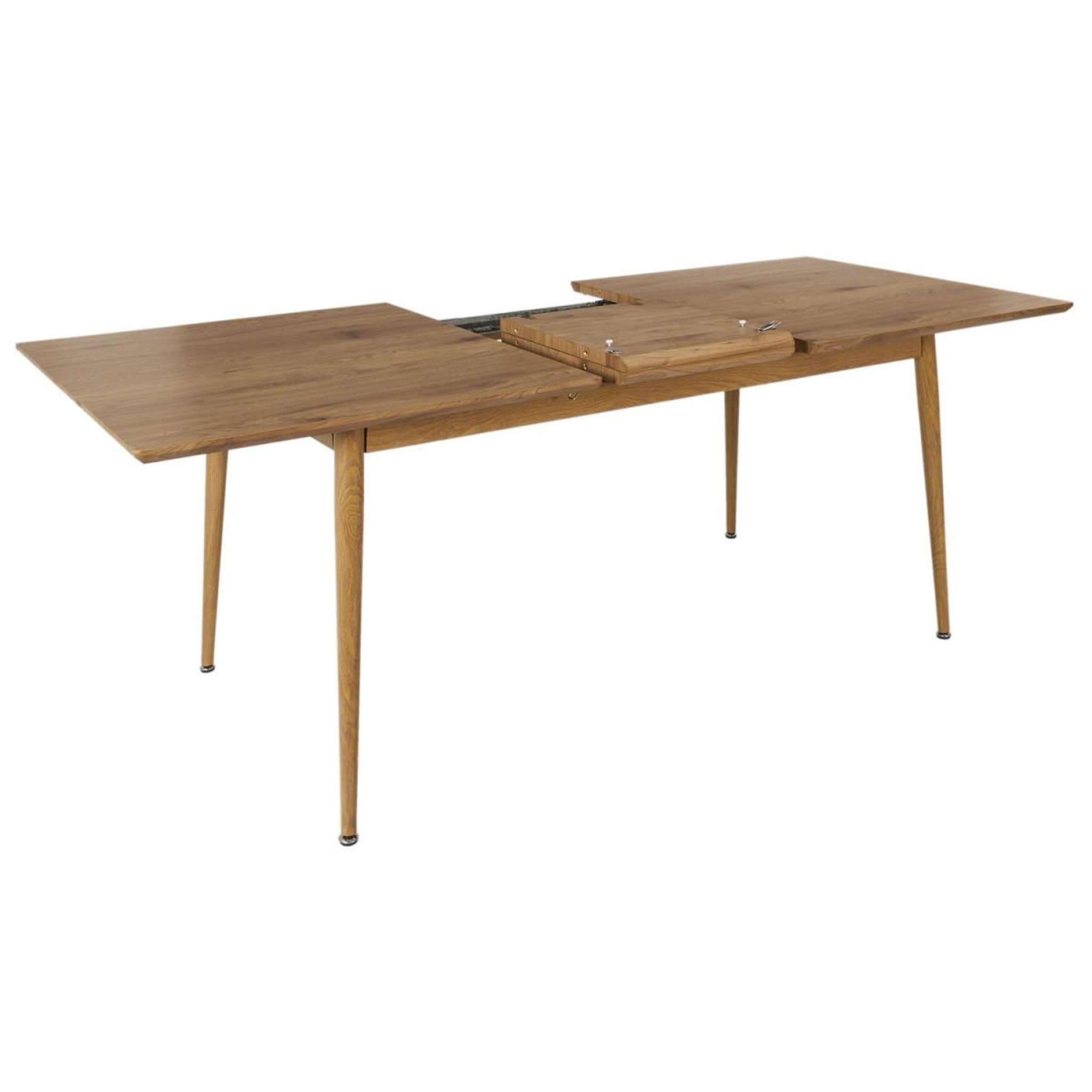Voir la diapositive 5 : The Home Deco Factory Table à manger extensible  paxton  160-210cm naturel