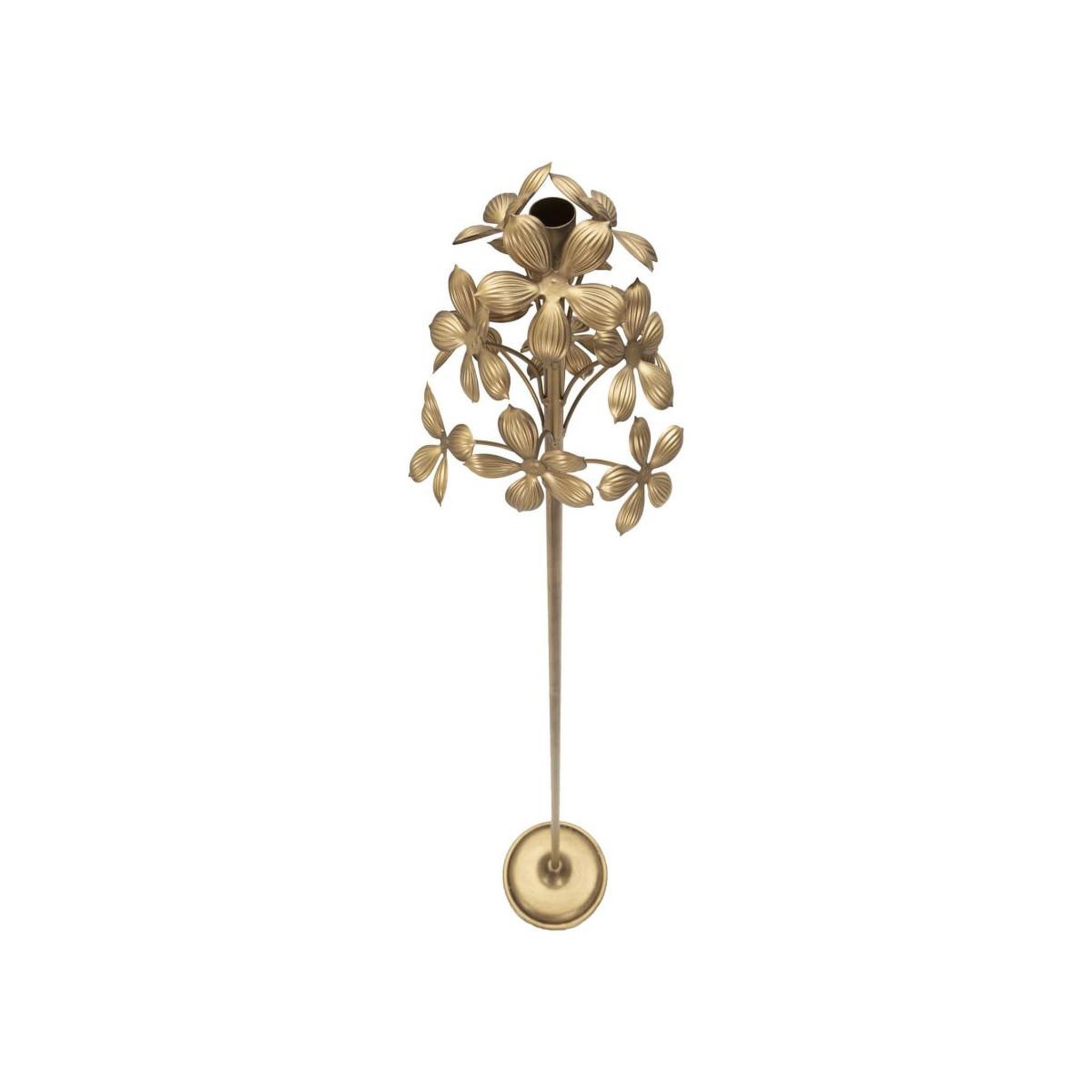 Voir la diapositive 3 : Paris Prix Bougeoir design en métal  flowy  118cm or