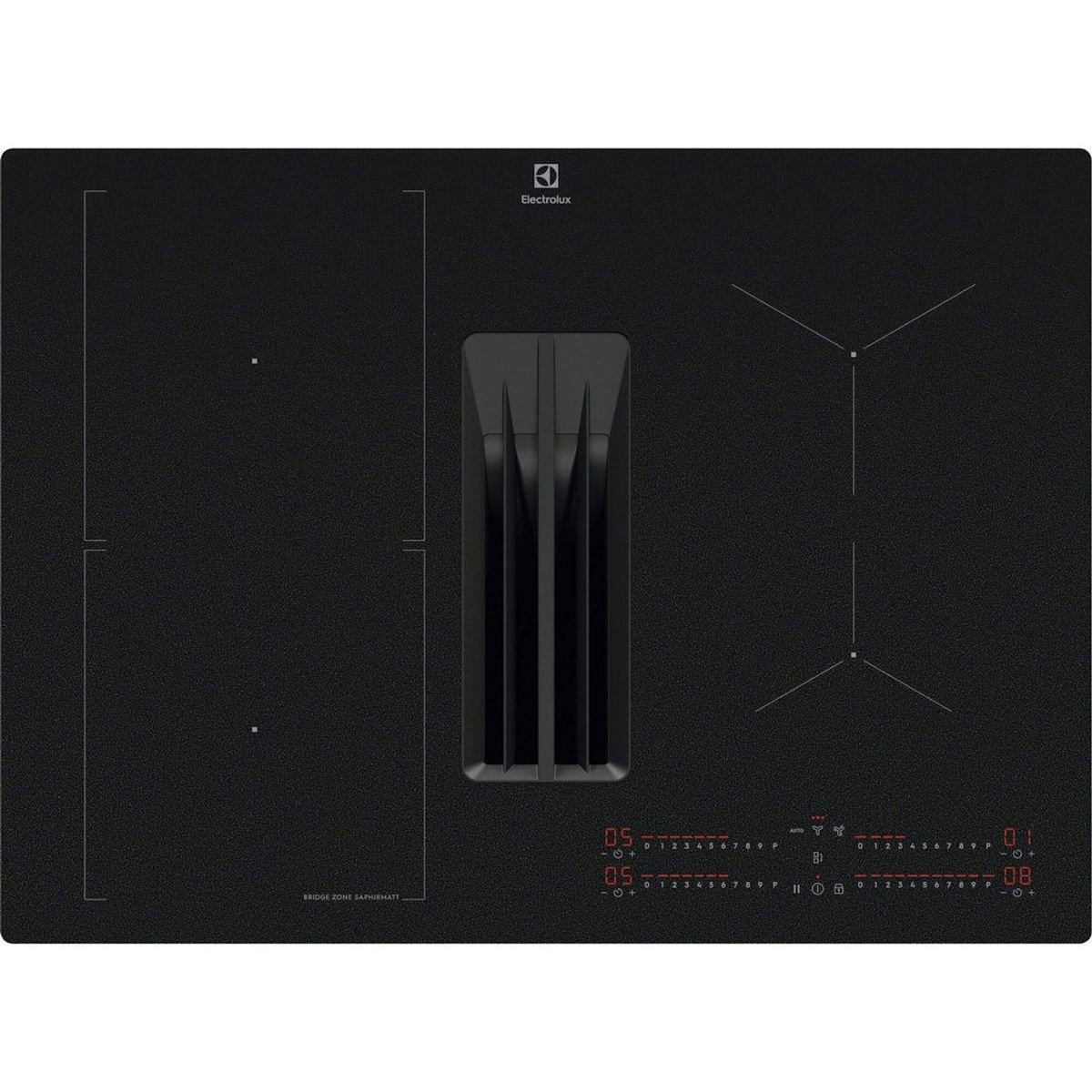 ELECTROLUX Plaque induction aspirante KCC73443CZ SaphirMatt