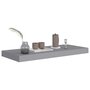 Voir la diapositive 3 : VIDAXL Etagere murale flottante gris 60x23,5x3,8 cm MDF