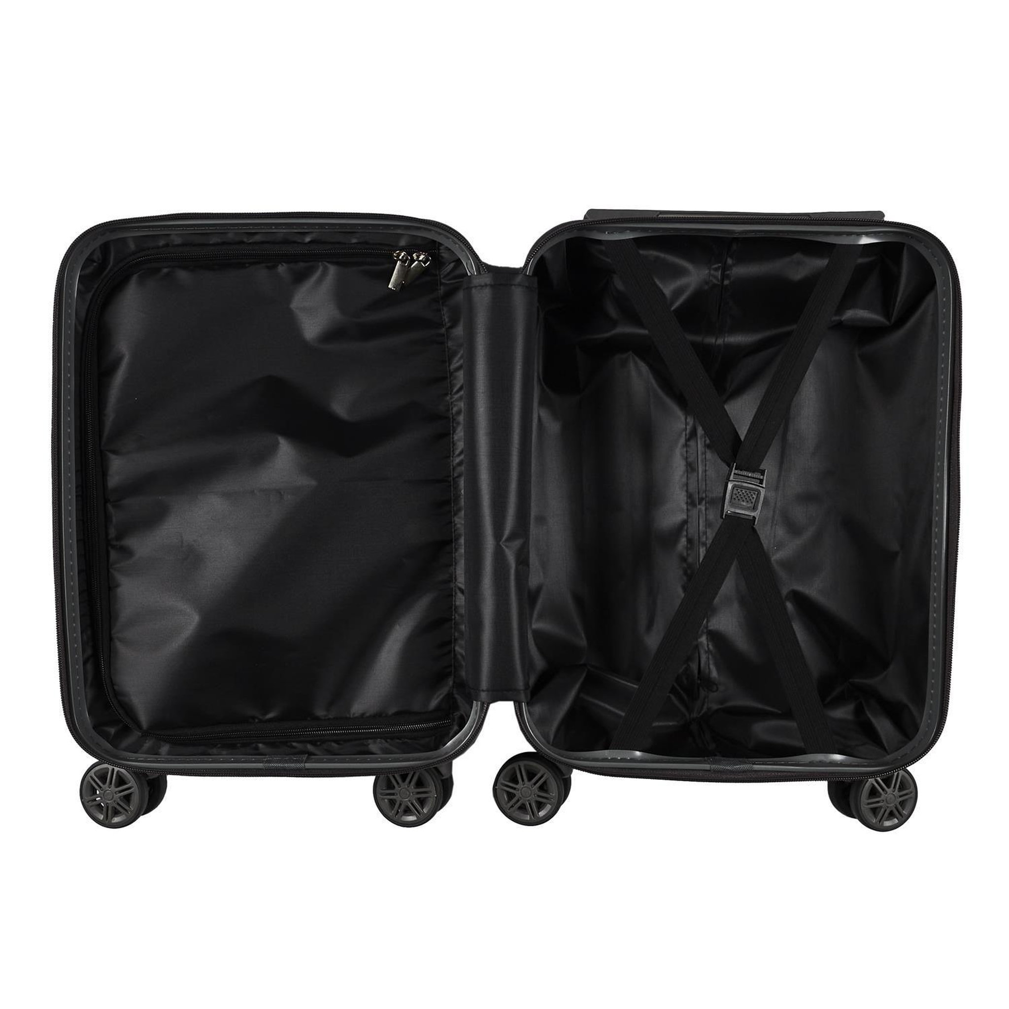 Voir la diapositive 4 : Jet lag Valise cabine carte du monde - gris