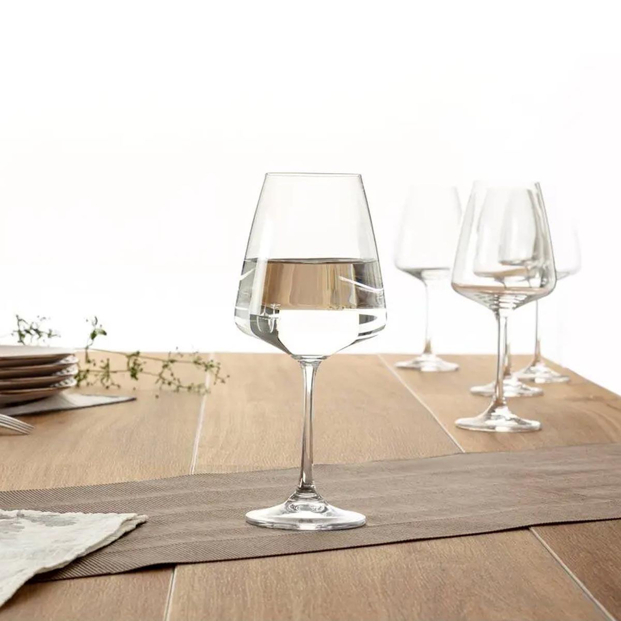 Voir la diapositive 2 : SECRET DE GOURMET Lot de 6 verres à eau  selenga  45cl transparent