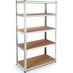 ID MARKET Etagère modulable charges lourdes en métal 5 plateaux