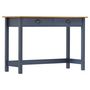 Voir la diapositive 1 : VIDAXL Table console Hill Range avec 2 tiroirs Gris 110x45x74 cm Pin