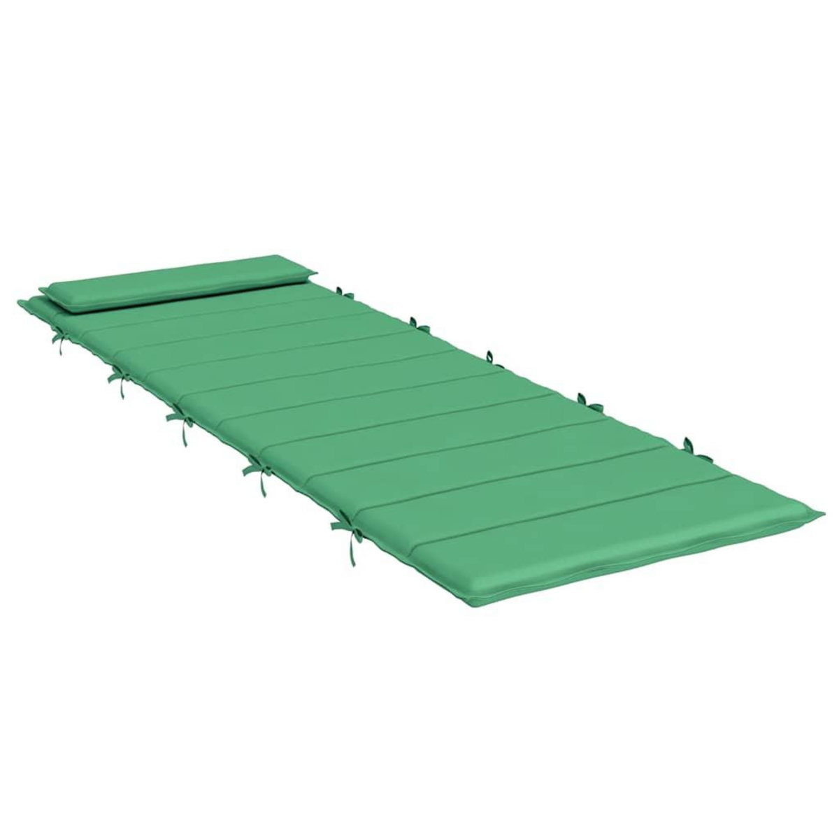 VIDAXL Coussin de chaise longue vert 180x60x3 cm tissu oxford