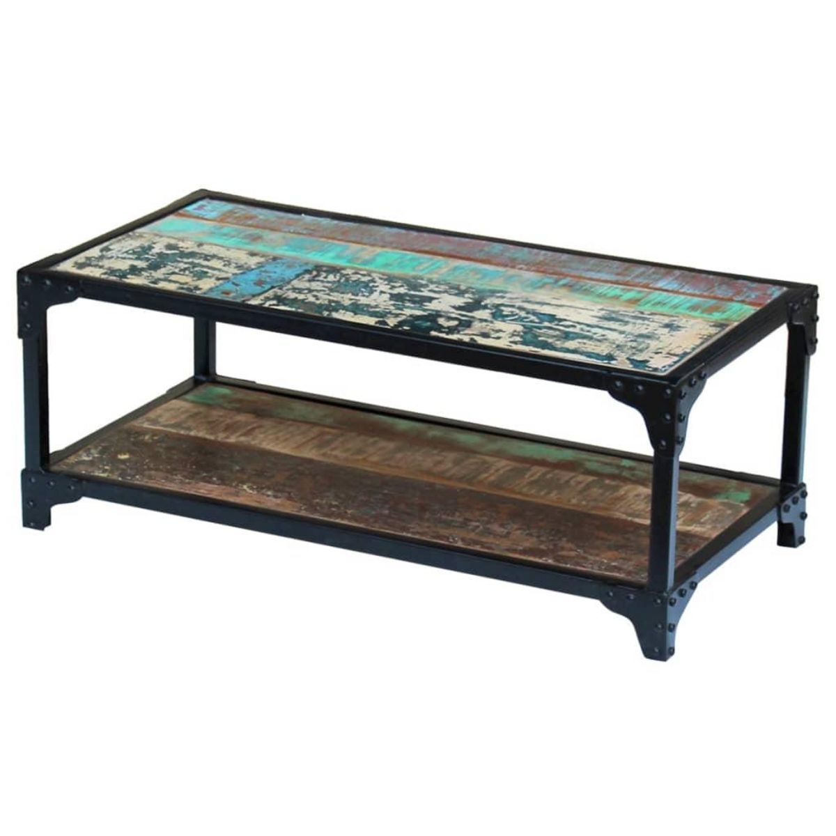 VIDAXL Table basse Bois de recuperation massif