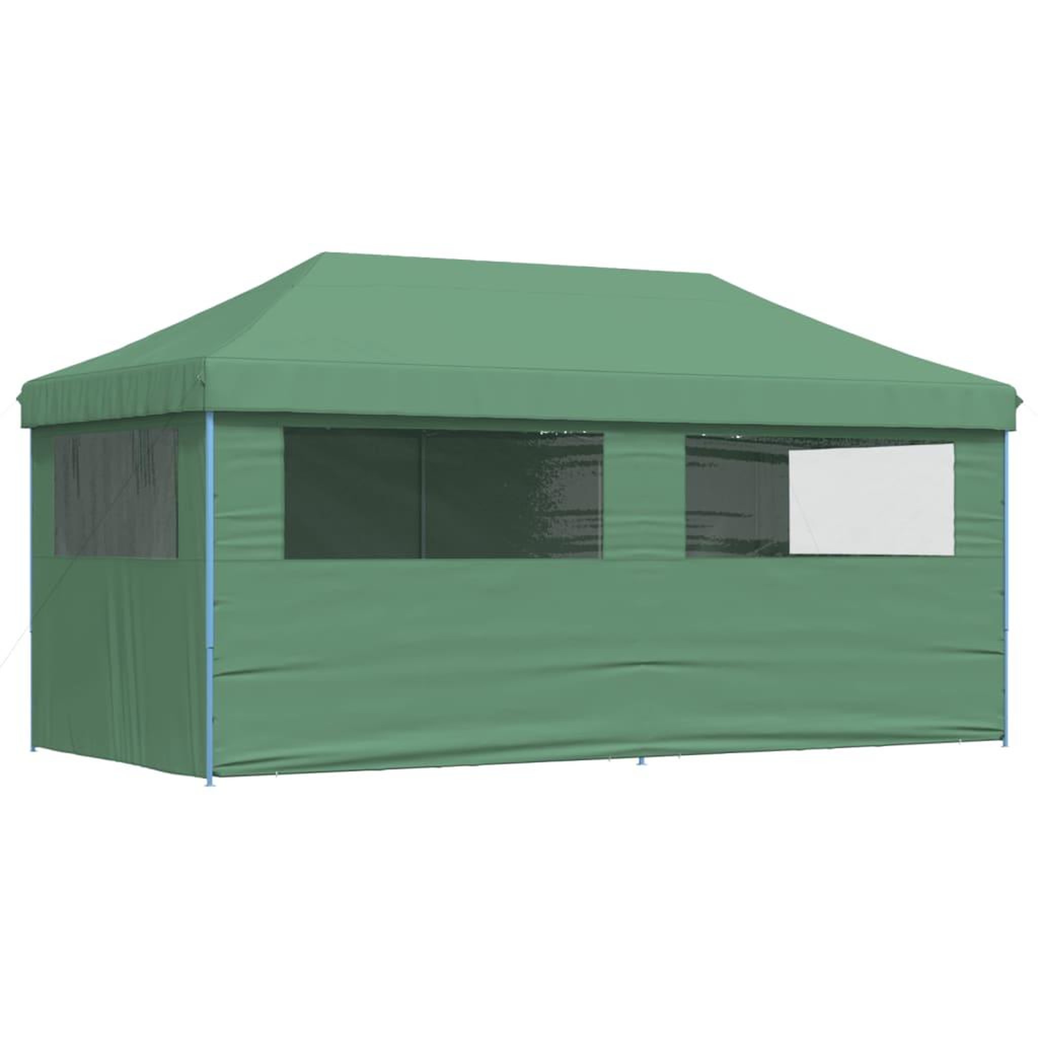Voir la diapositive 5 : VIDAXL Tente de reception pliable escamotable 4 parois laterales vert