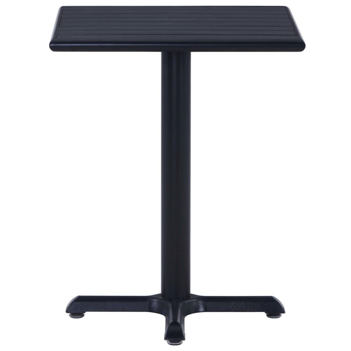 VIDAXL Table de jardin Noir 60x60x75 cm
