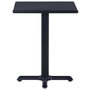 Voir la diapositive 2 : VIDAXL Table de jardin Noir 60x60x75 cm
