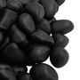 Voir la diapositive 5 : VIDAXL Galets polis 25 kg noir 2 5 cm