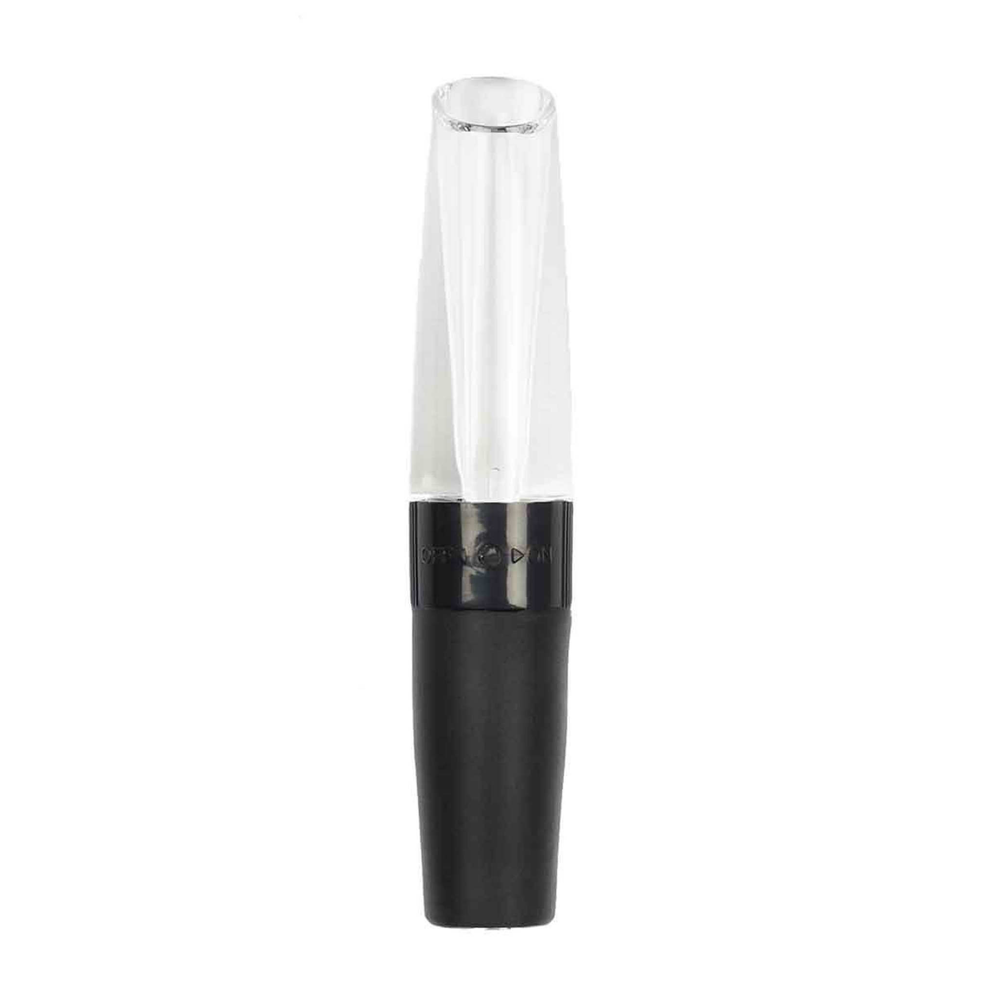 COOK CONCEPT Aérateur & verseur de vin  bouteille  11cm noir