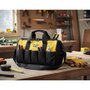 Voir la diapositive 4 : caterpillar Sac à outils 28Litres 10 poches ext. Fond renforcé Bandoulière réglable Sac de chantier CAT