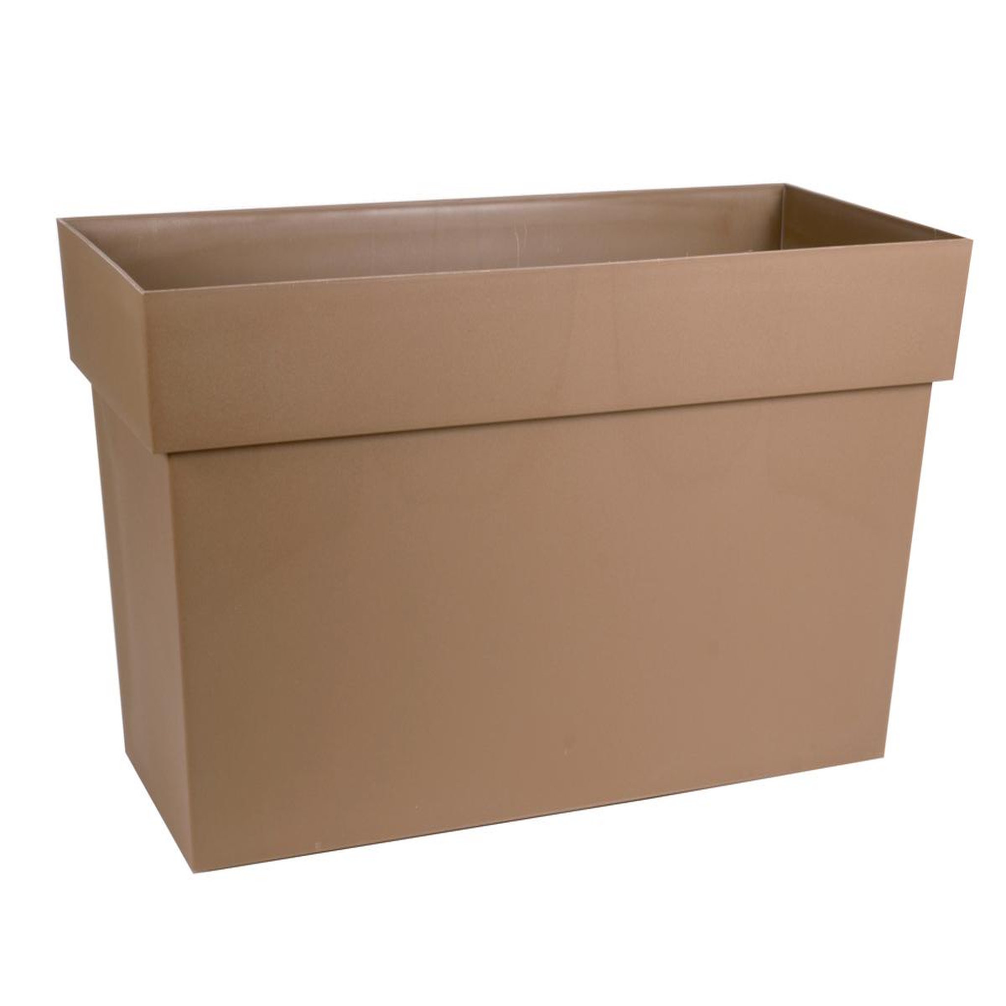 Eda Jardinière muret toscane 79 x 36 x 39 cm - taupe - eda