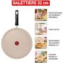 Voir la diapositive 2 : TEFAL Crêpière 32cm Galettière