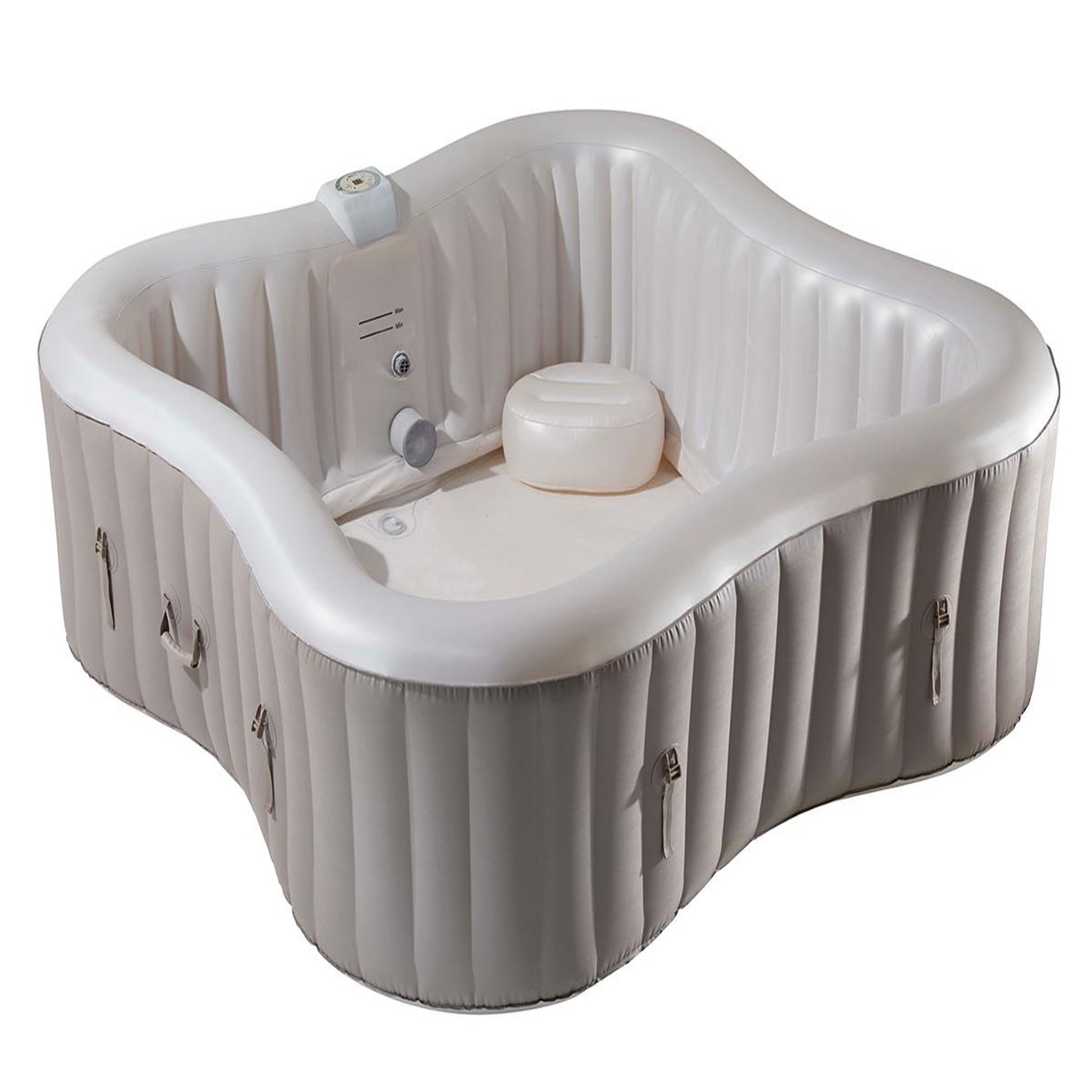 INFINITE SPA Spa gonflable élite plus trèfle bulles 4 places + accessoires offerts - infinite spa