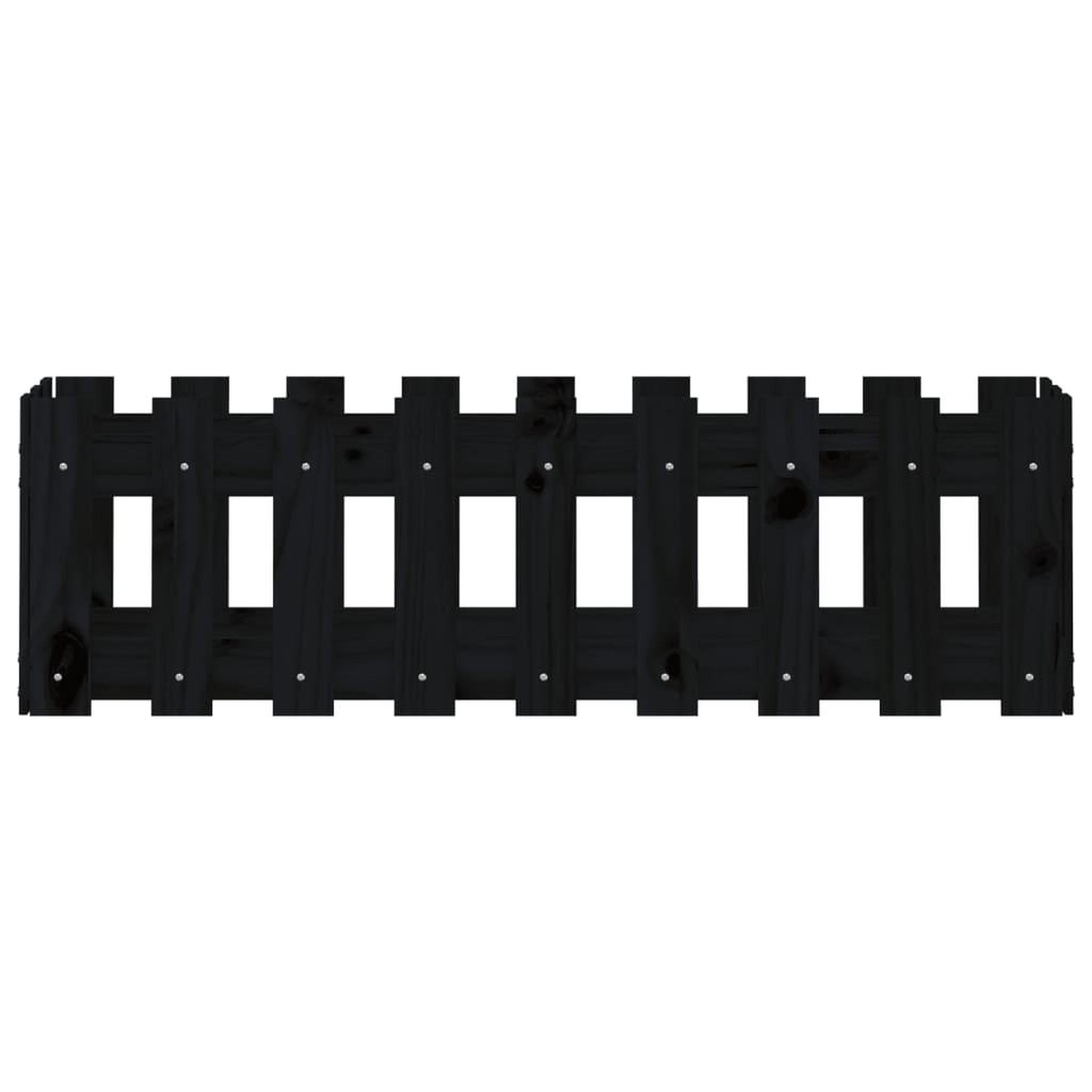 Voir la diapositive 5 : VIDAXL Lit sureleve de jardin design de cloture 100x30x30cm pin massif
