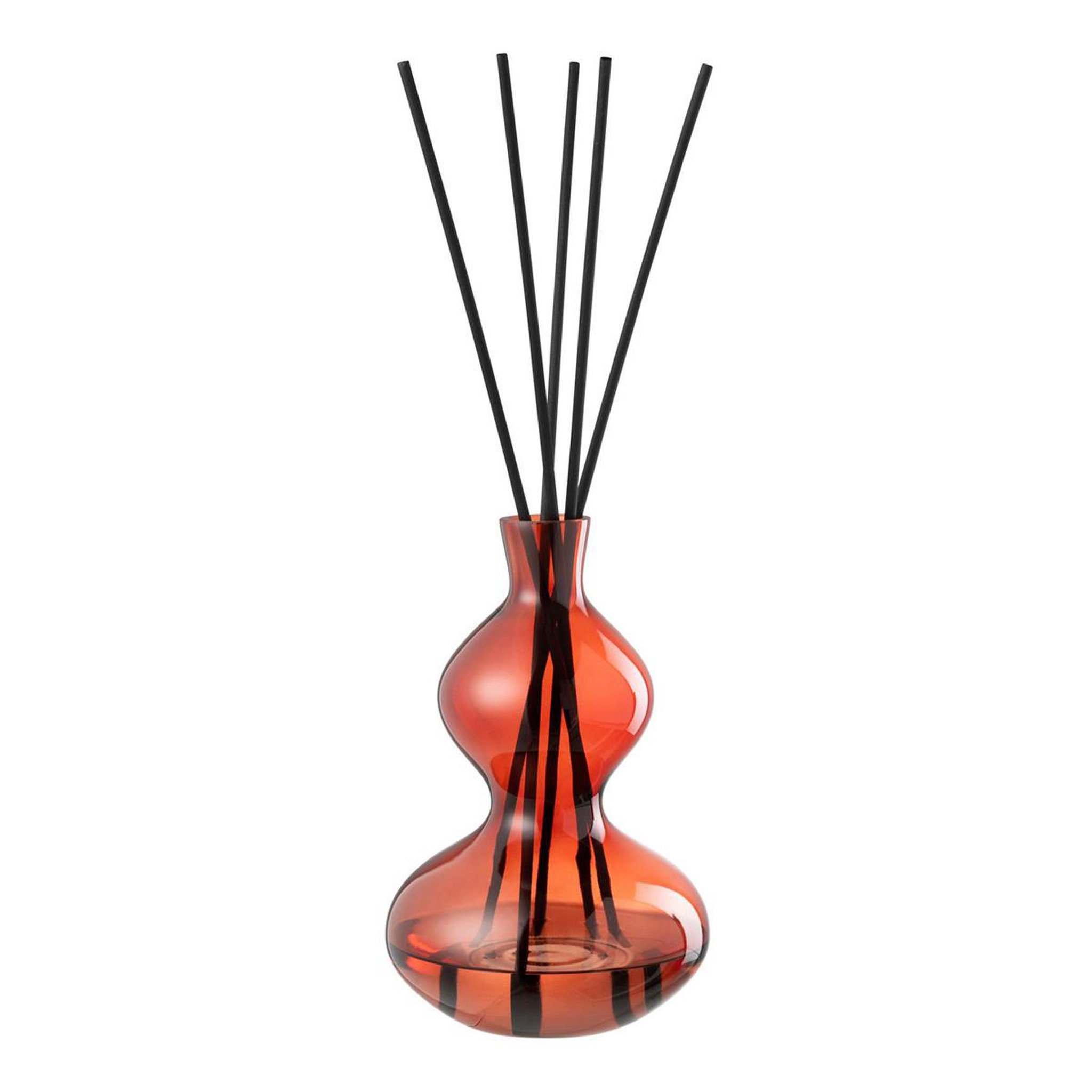J-LINE Diffuseur de parfum en verre  li-ly  1l incense rouge