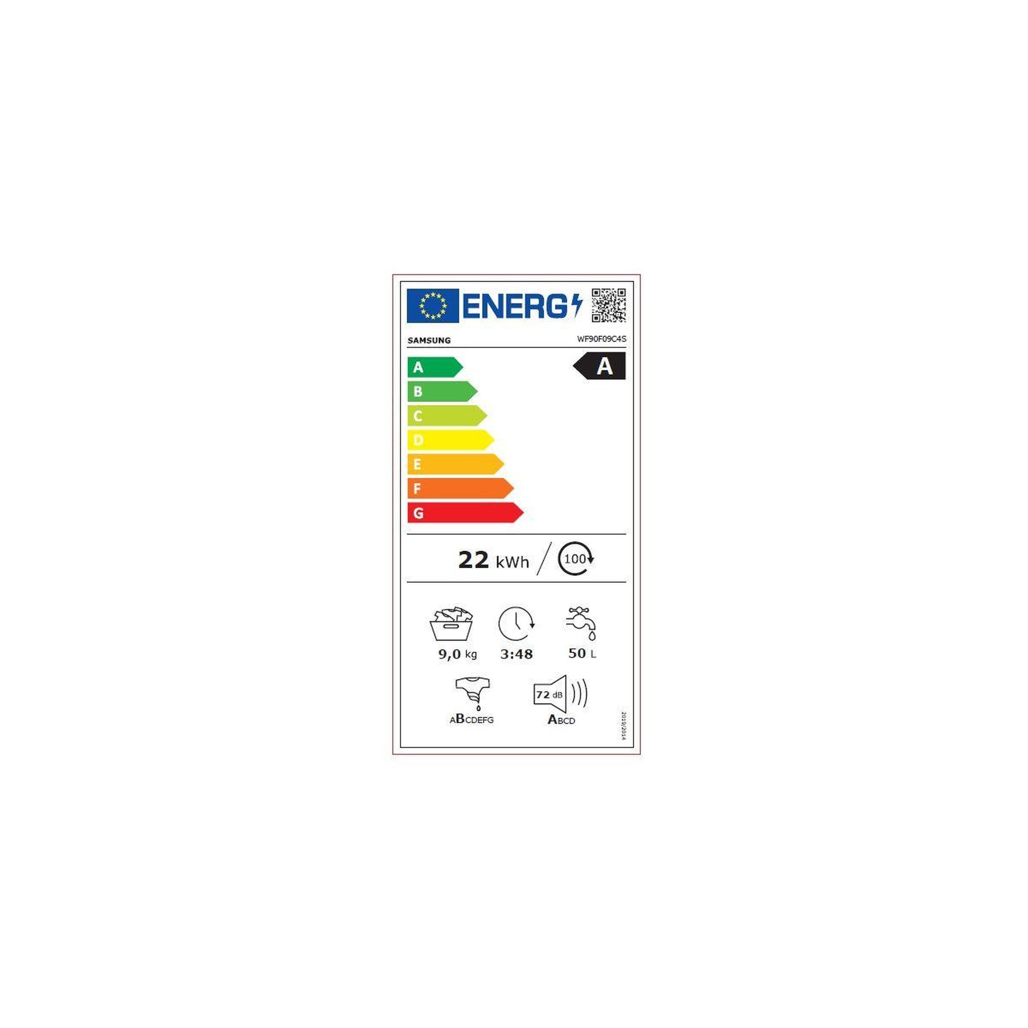 Voir la diapositive 6 : Samsung Lave linge hublot wf90f09c4s bespoke ai