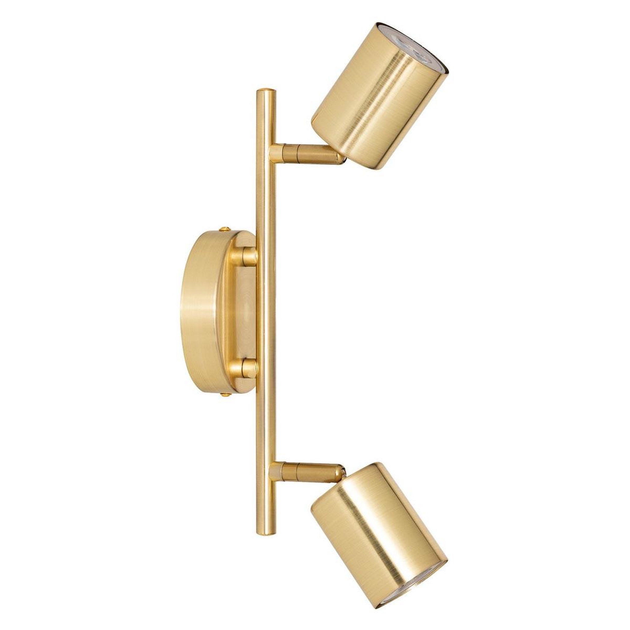 Voir la diapositive 2 : ATMOSPHERA Applique murale 2 spots orientables  vico  16cm doré