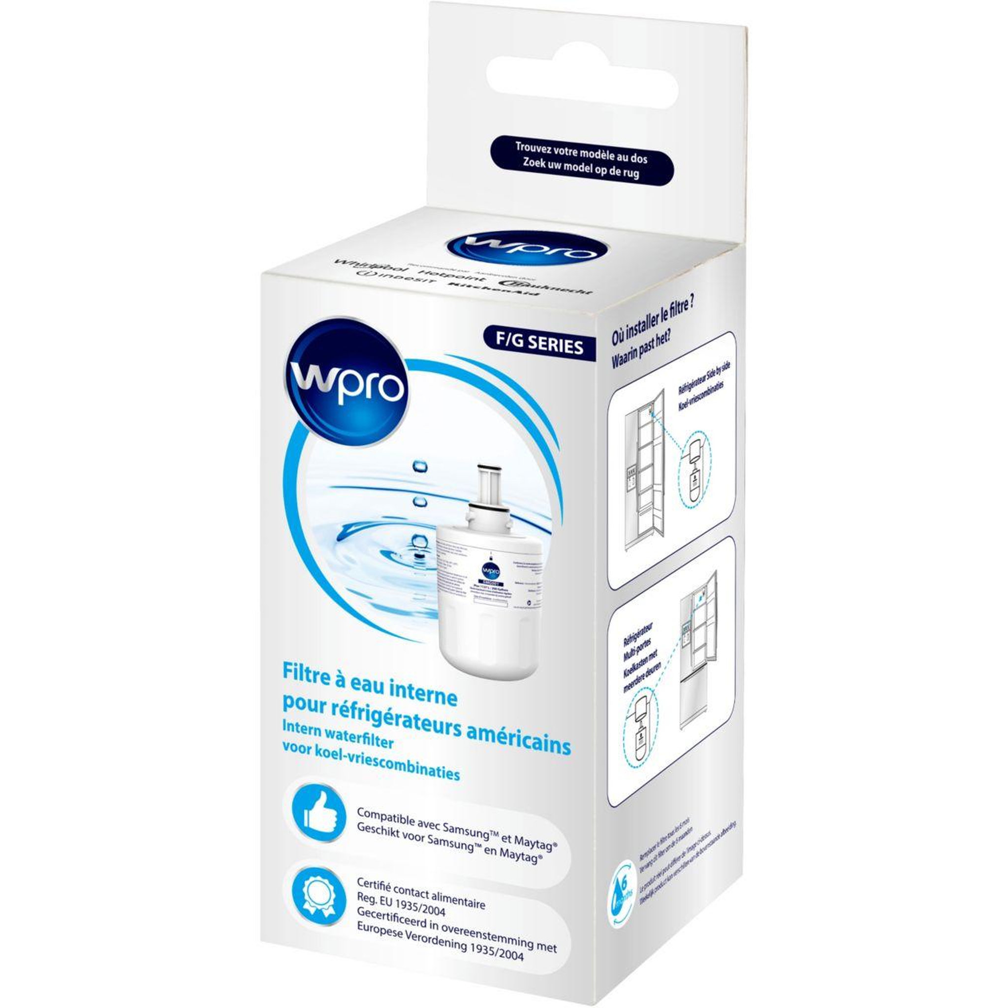 Voir la diapositive 2 : WPRO Filtre à eau SMG001
