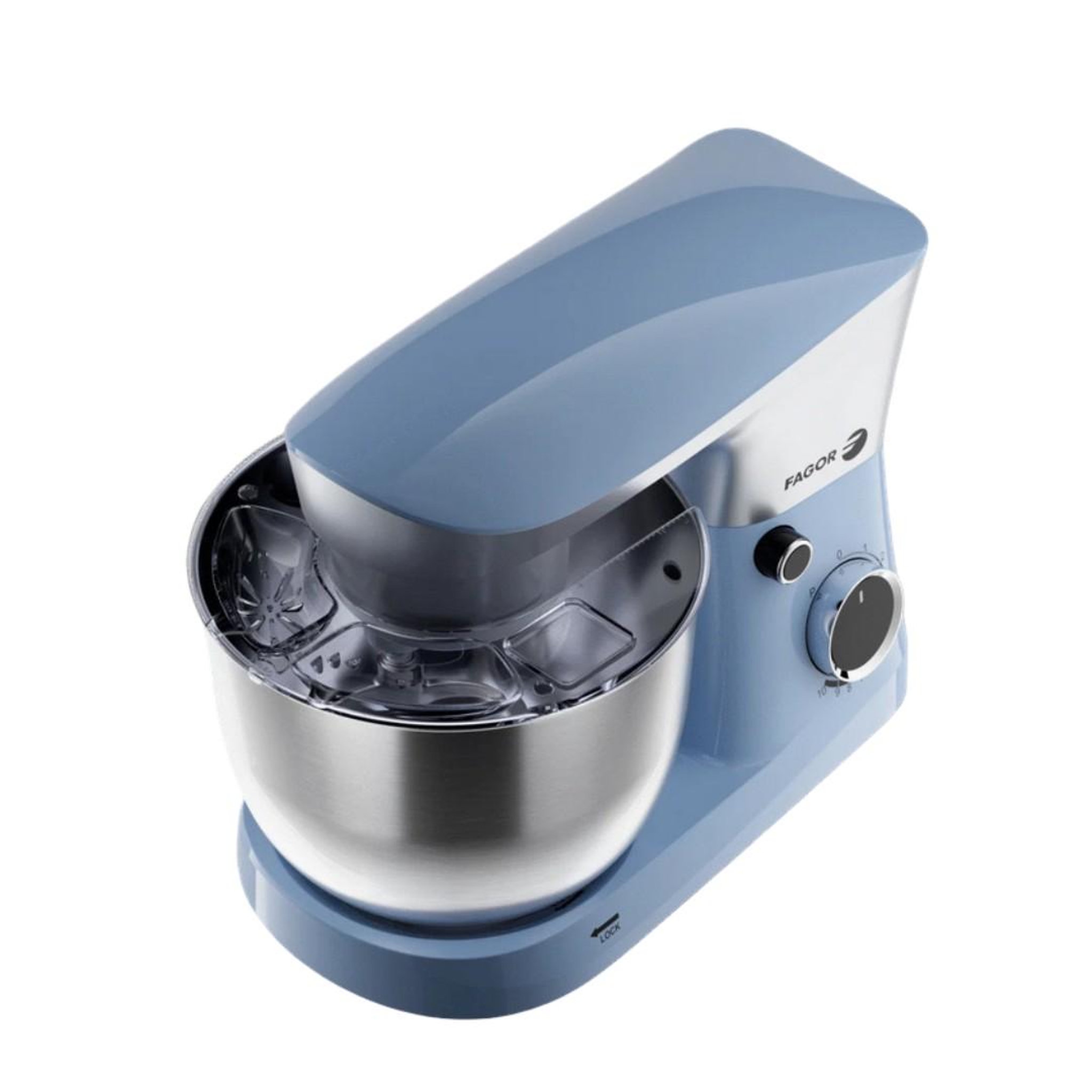 Voir la diapositive 2 : Fagor Robot pâtissier 1500w 6l bleu - fg4519