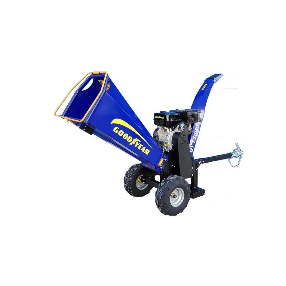 GOODYEAR Broyeur de végétaux thermique 15CV Branches Ø5 à 12cm Max Démarrage électrique GOODYEAR