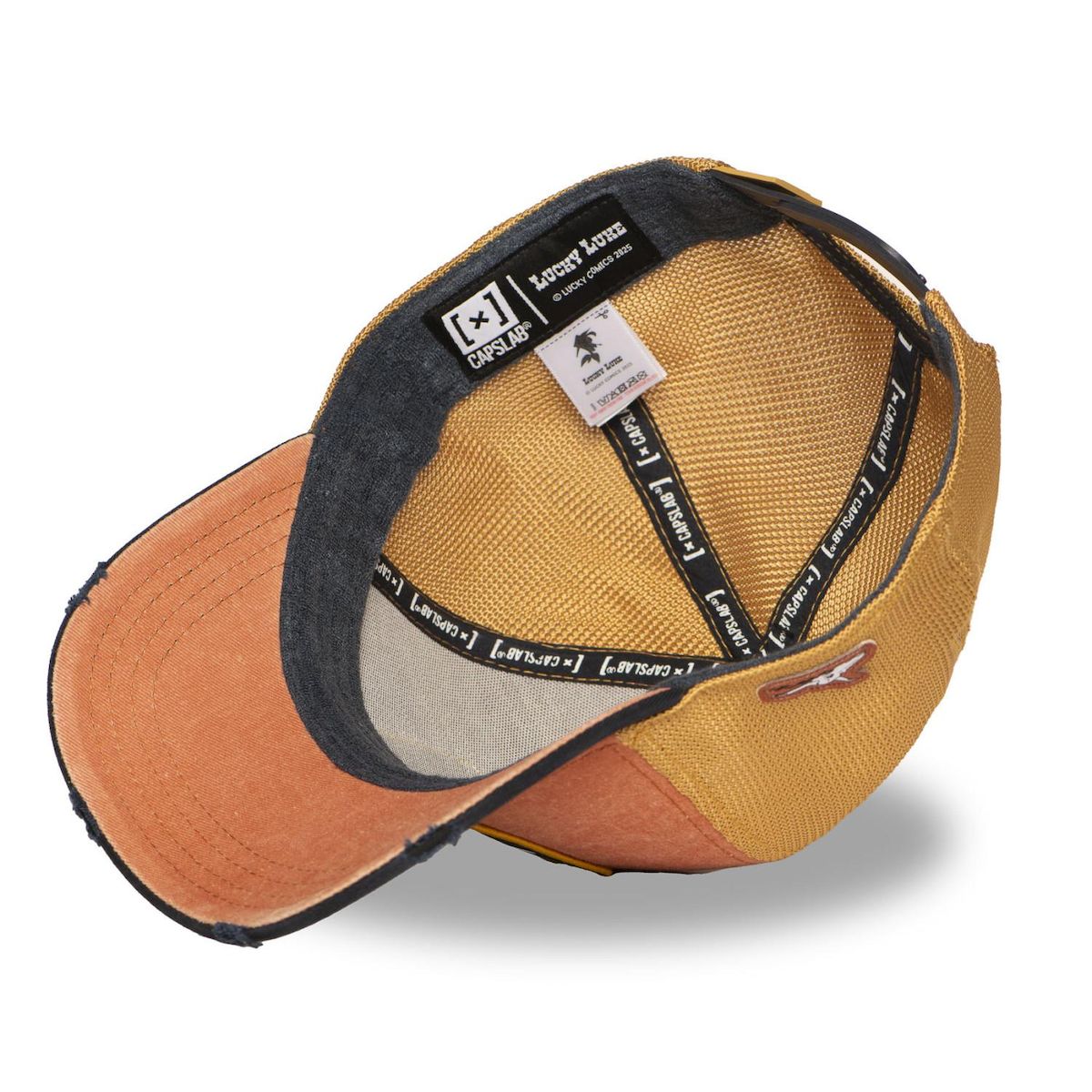 CAPSLAB Casquette trucker prenium Lucky Old Brown