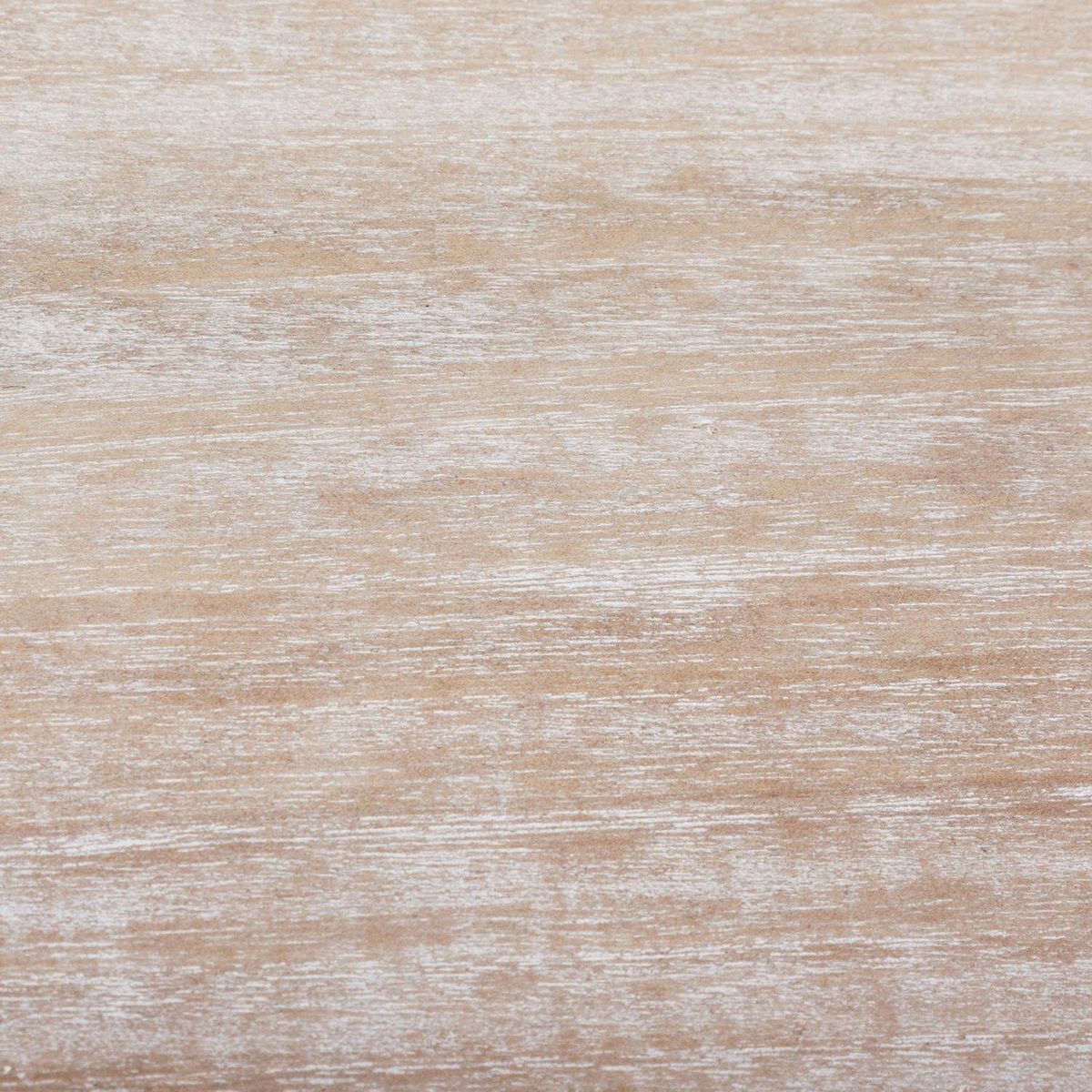 ATMOSPHERA Console Chrysa - 2 tiroirs - Blanc et Bois