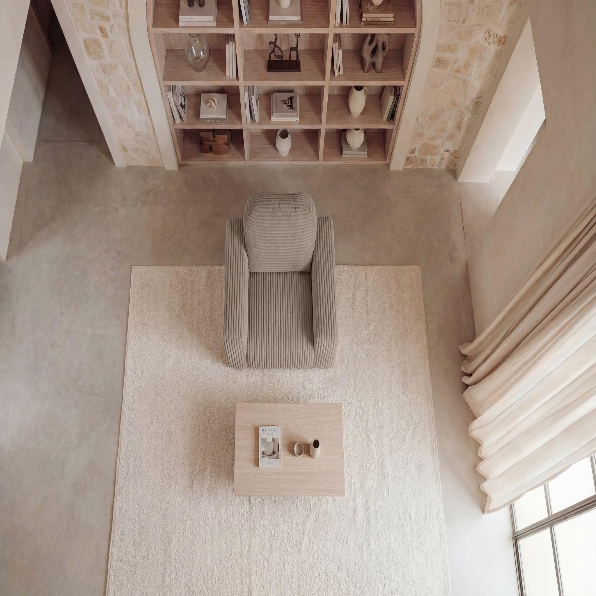 Voir la diapositive 6 : CASANOVA PARIS Elvis - fauteuil gros velours côtelé