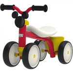 SMOBY Porteur Trotteur Smoby -  1er âge Mickey en métal - Rookie - Mixte - Rouge - 12 mois et plus
