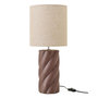 Voir la diapositive 1 : Paris Prix Lampe à Poser en Céramique  Swirl  53cm Marron Foncé