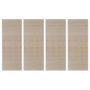 Voir la diapositive 2 : VIDAXL Tapis rectangulaires Bambou naturel 4 pcs 120x180 cm