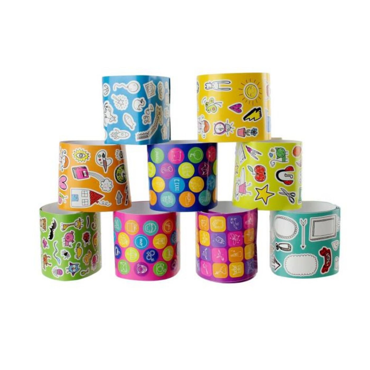 Paris Prix Coffret 1000 Autocollants  Ludiq  5cm Multicolore