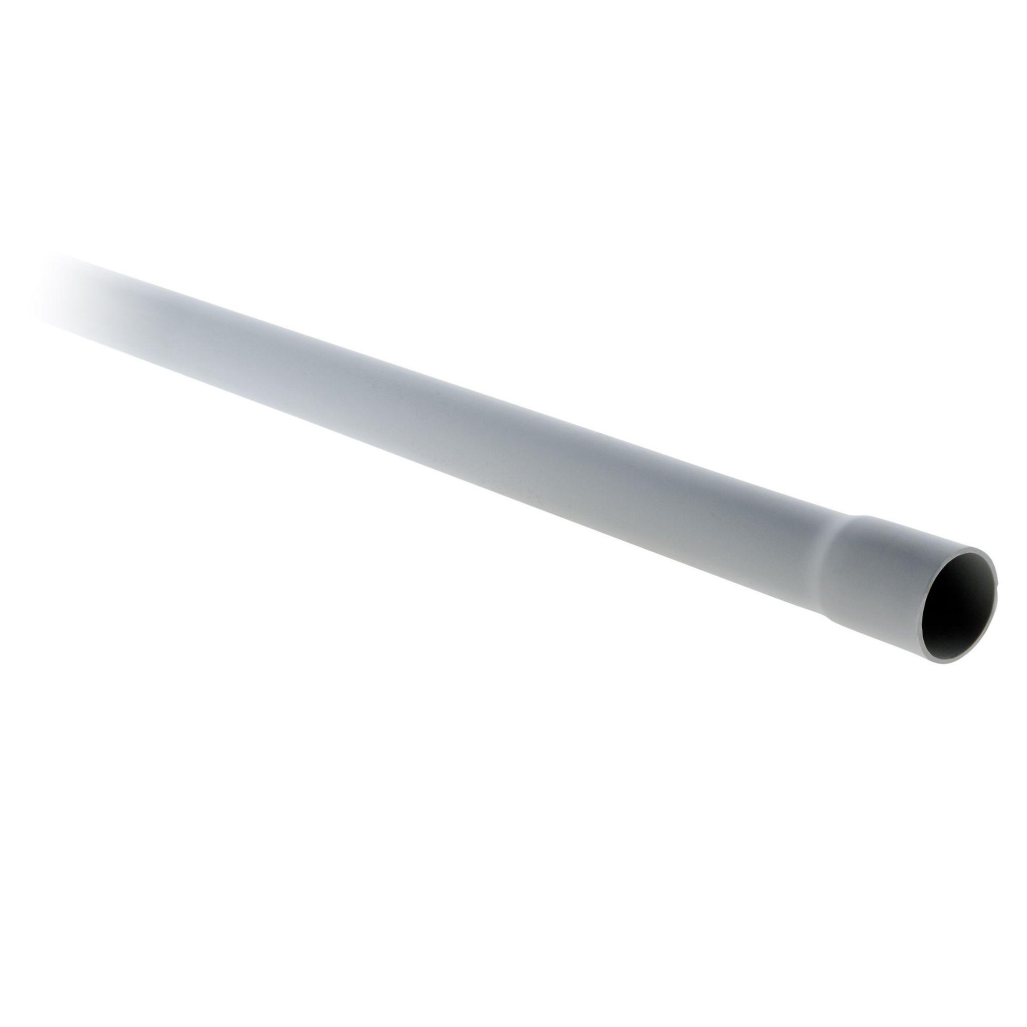 ZENITECH Tube IRL Tulipé Ø20mm Longueur 2m gris