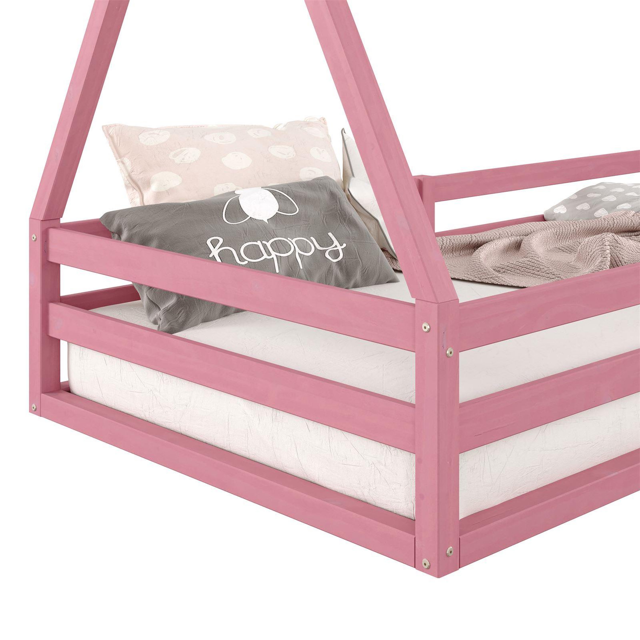 Voir la diapositive 5 : IDIMEX Lit cabane SILA 90 x 200 cm, en pin massif