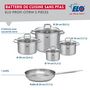 Voir la diapositive 2 : ELO Ensemble de 1 Poêle de cuisson 24 cm et 4 faitouts 14, 16, 20 et 26 cm Elo Profi Citrin